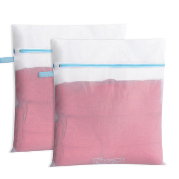 2 Pieces Extra Large Laundry Mesh Wash Bags for Big Clothes, Bed Sheet, Bed cover, Household, Stuffed Toys