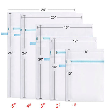 5 Pieces Laundry Mesh Wash Bags for Delicate and Lingerie