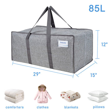 4 Pack 85L Heavy Duty Moving Bag with Reinforced Handles
