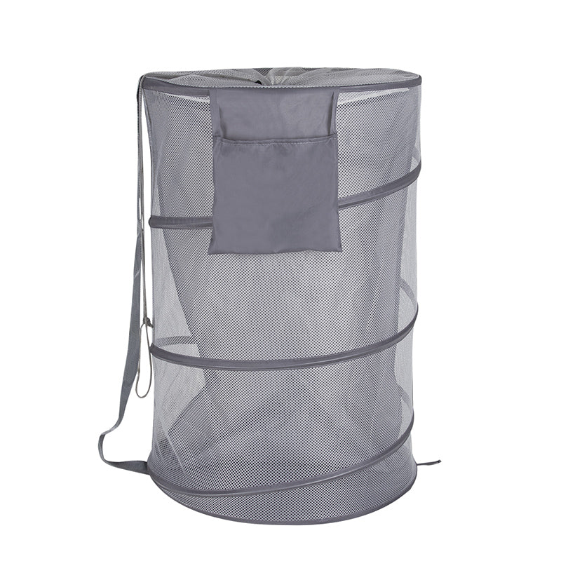 Extra Large Mesh Pop-Up Hamper with Carry Strap